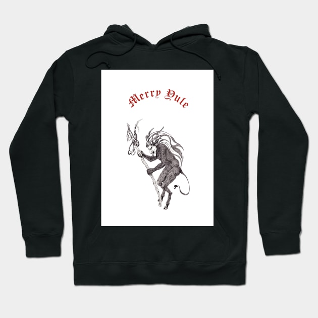 Krampus + "Merry Yule" Hoodie by LucyDreams